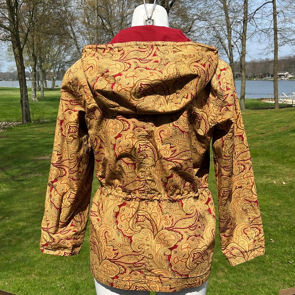 Vintage Casual Corner Annex reversible paisley & red jacket MP - Picture 6 of 10